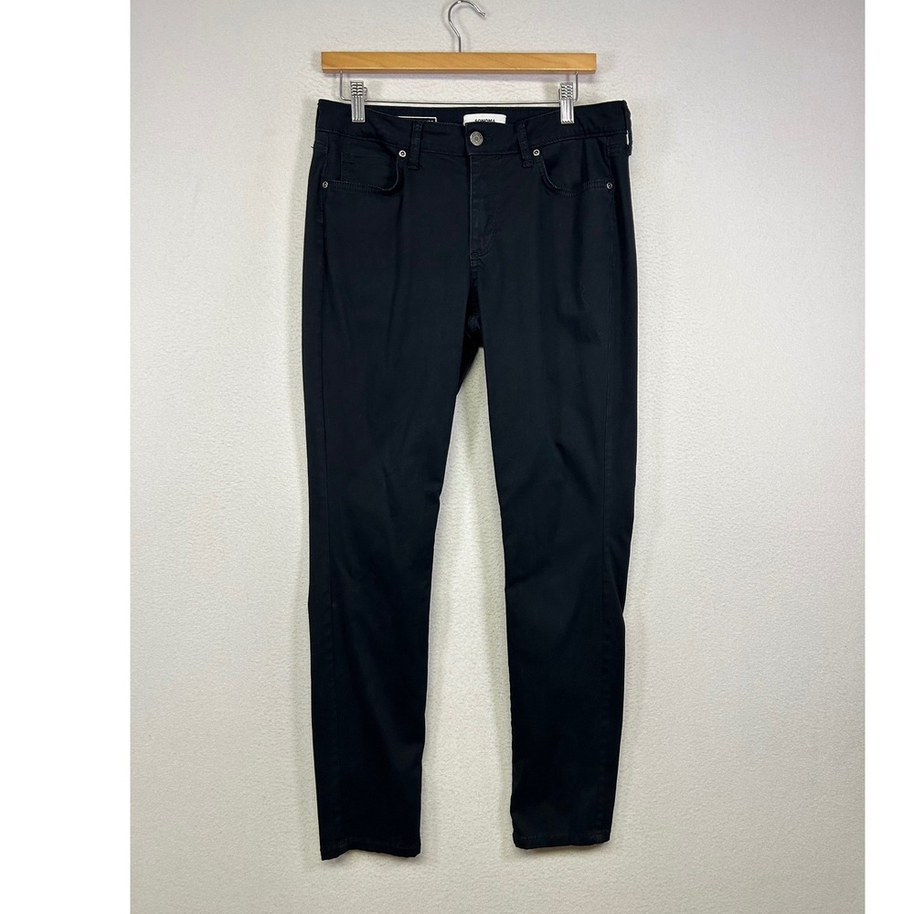 Minimalist Sonoma Goods For Life Womens Size 10 Black Skinny Mid Rise Pants